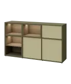 ERY D1844 L dolní modul, 2-dveřová/nika, 1000x1800x400, levý, zelená